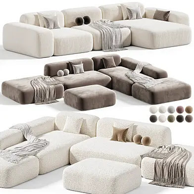 Corner sofa Dorvan Desiree Modular sofa