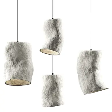 Clay pendant lamp