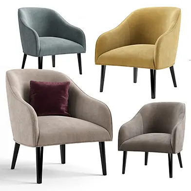 La Forma. LOBBY Bobly corduroy armchair.