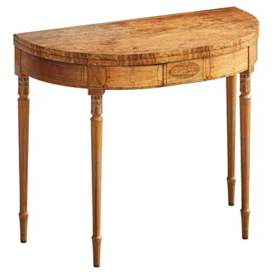 Pair of George III Satinwood Card Tables