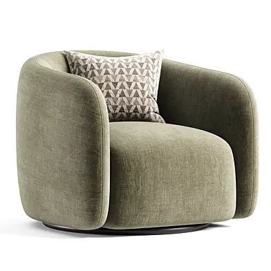 Fresno Leather Swivel Chair