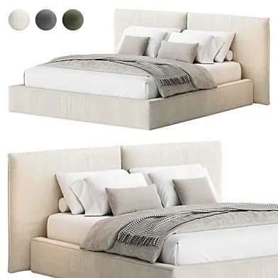 Two pillows bed