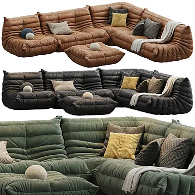 Модульный угловой диван Togo Loveseat settee от Ligne Roset