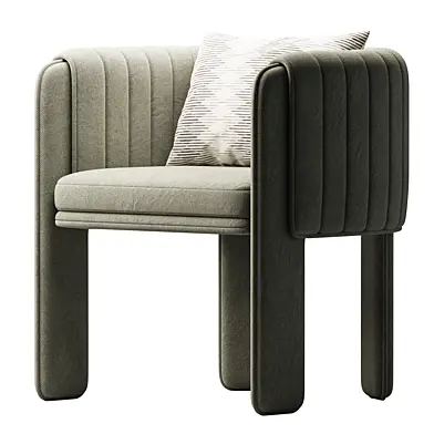 Modern Faux Cashmere Fabric Dining Chair CACTUS