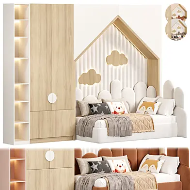 Designer two-level bed Kids room