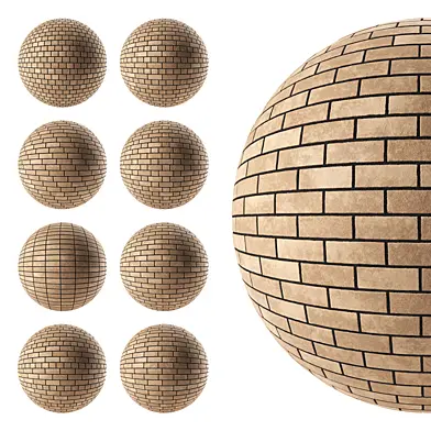Brick Wall Texture Set 002