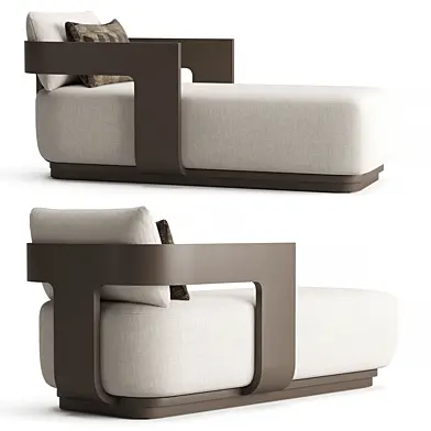 RH Sedona Aluminum Chaise