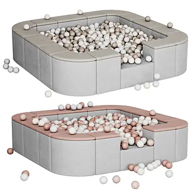 Baby ball pit \ Сухой бассейн с шариками 03