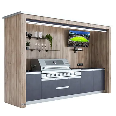 Летняя Кухня QGESTO outdoor kitchen Rulla XXL