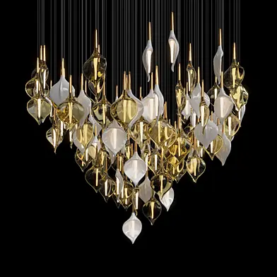 Световая композиция — цветок, калла, Vargov®Design - LC0493