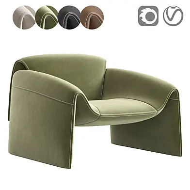 LE CLUB Armchair By Poliform