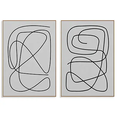 Abstract Painting Frame set 0751