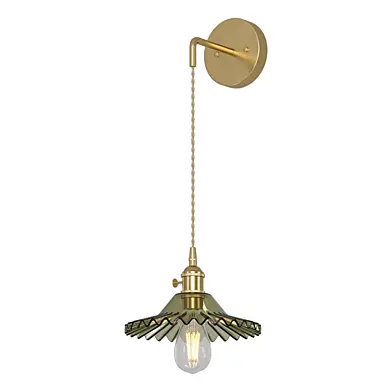 Glass Wall Light Retro Style Illumination