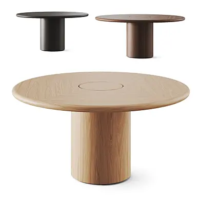 Prof Dea Round Wooden Dining Table