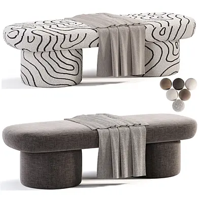 Cloud Sculptured Ottoman