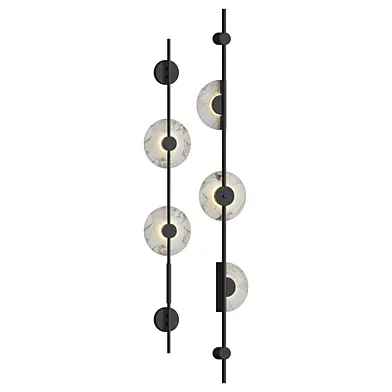 Alabaster Vertical Wall Sconce