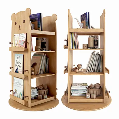 Children Rotating Bookshelf 02