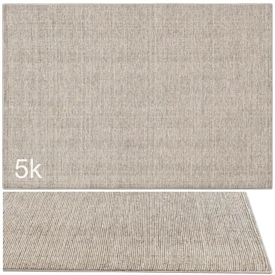 Carpet set 9130 - Hand-knotted Wool Soft Rug / 6k
