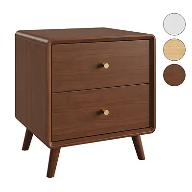 Litfad - Contemporary 2 Tiers Nightstand