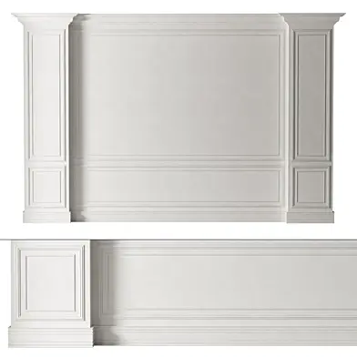 Classic 3D Wall Panel with Ornament Design for Interior Decor 6