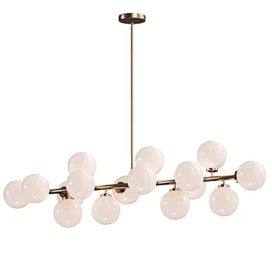 Glass Globes Linear Chandelier
