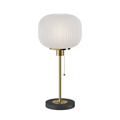 Настольная лампа Pottery Barn Nausica Ribbed Glass Table Lamp