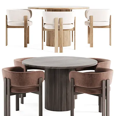 Bay Chair and Hill dining Table
