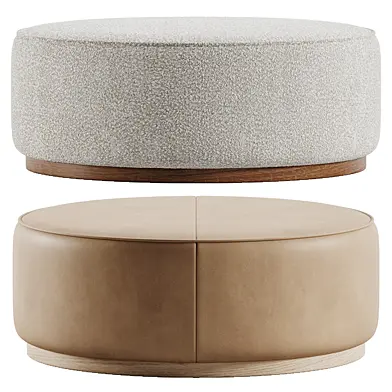 Aldora Round Ottoman