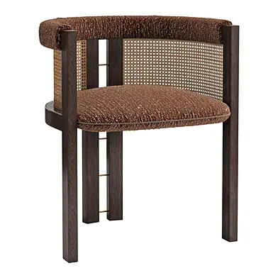 Black tie kumiko chair