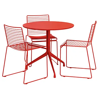 Hay dining set hee chair-AAC table