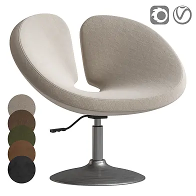 Perch Faux Leather Height Adjustable Chair
