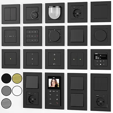GIRA switchs and sockets collection