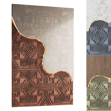 Wall 3d panel 04