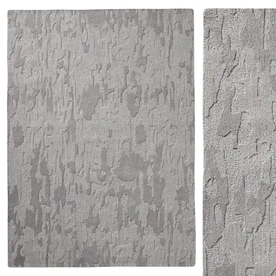 Camo Wool Rug Grey
