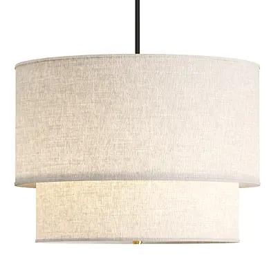 RH TWO TIER ROUND Shade Linen