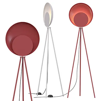 Rose and Grey Diffuser Floor Lamp