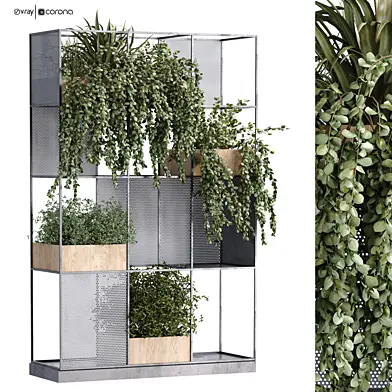 Plant in box fitowall vertical partition set 544