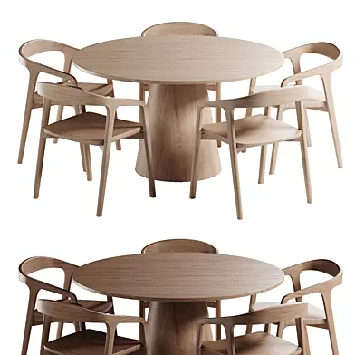Thorsten circle and Casa dining set