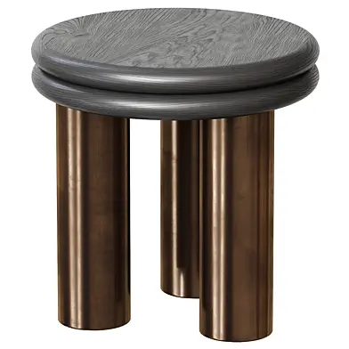 Metal Tripod End Table