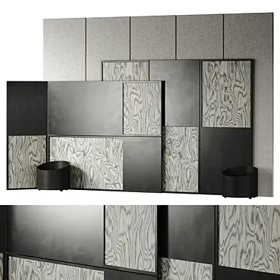 Headboard wall panel 06