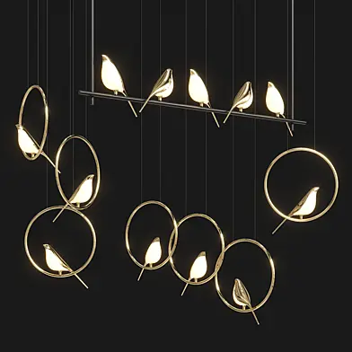 LED chandelier fensycoco