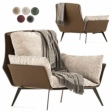 Minimalist Solid Color Accent Chair