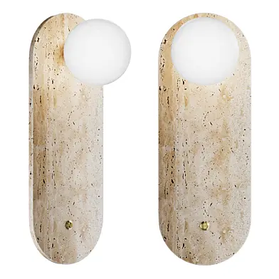 Travertine Sconce