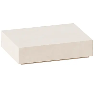 White Rectangular Coffee Table