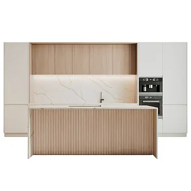 Modern Scandinavian style kitchen 03 | Современная кухня 03