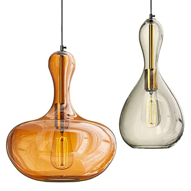 Trance Amber Pendant Light