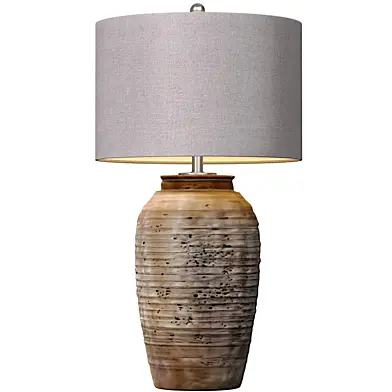 Настольная состаренная лампа в деревенском стиле Maddox Aged Rustic Provence Table Lamp