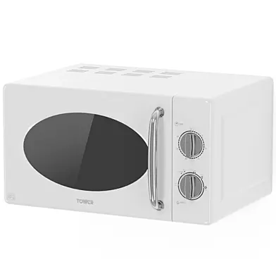 TOWER microwave white