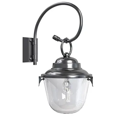 Nickel wall sconce by moinat