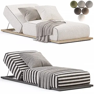 Claud Open Air Meridiani Relax Sunlounger